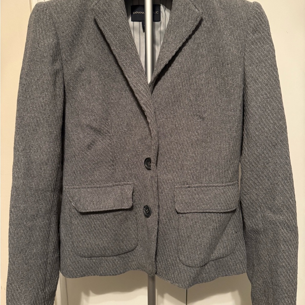 Banana Republic - Gray Charcoal Women's Blazer
